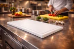 Planche à découper - HACCP - Rainure à jus - Jaune - 1/2 GN - G-Line 69531 €7.49 Lames de coupe / planches à découper