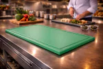 Planche à découper - HACCP - Canal à jus - Vert - 1/1 GN - G-Line 69542 €15.95 Lames de coupe / planches à découper