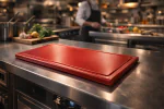 Planche à découper - HACCP - Rainure à jus - Rouge - 1/1 GN - G-Line 69544 €15.95 Lames de coupe / planches à découper