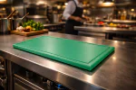Planche à découper - HACCP - Canal à jus - Vert - 1/1 GN - G-Line 69548 €20.95 Lames de coupe / planches à découper
