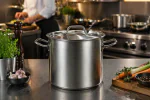 Casserole en acier inoxydable - Haute - Ø 20 x 20 cm (H) - 6 litres - G-Line HW-139514 €29.00 Poêle de cuisson