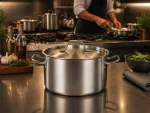 Casserole en acier inoxydable - Moyenne - Ø 24 x 16 cm (H) - 7,2 litres - G-Line HW-139521 €35.00 Poêle de cuisson
