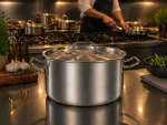 Casserole en acier inoxydable - Moyenne - Ø 28 x 18 cm (H) - 11,1 litres - G-Line HW-139520 €39.00 Poêle de cuisson