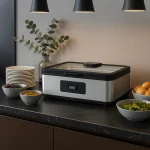 Chafing Dish - 1/1 GN - Electrique - Digital - inox - 600 W - 230V - G-Line HW-149961 €129.00 Chafing dish électrique