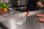 Spatule à hamburger - Manche en bois - Acier inoxydable - L 28,5 x l 7 cm - G-Line HW-149168 €4.95 Couteaux d'assiette