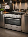Gazinière - 5 feux - Four électrique - inox - 230V - G-Line 75714 €799.00 Cuisinières à gaz avec four