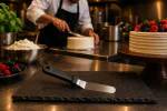 Spatule - Largeur 10 cm - Courbe - Acier inoxydable - Noire - G-Line GL-168535 €2.99 Couteaux