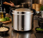 Chauffe-riz - 23 litres - inox - 230V - G-Line GL-169346 €149.00 Cuiseurs de riz