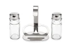Ménage - 2 pièces - Acier inoxydable/verre - H 12 cm - G-Line GL-171260 €3.49 Verseurs d'huile et de vinaigre