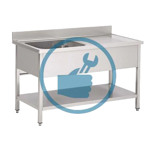Évier en inox sur mesure