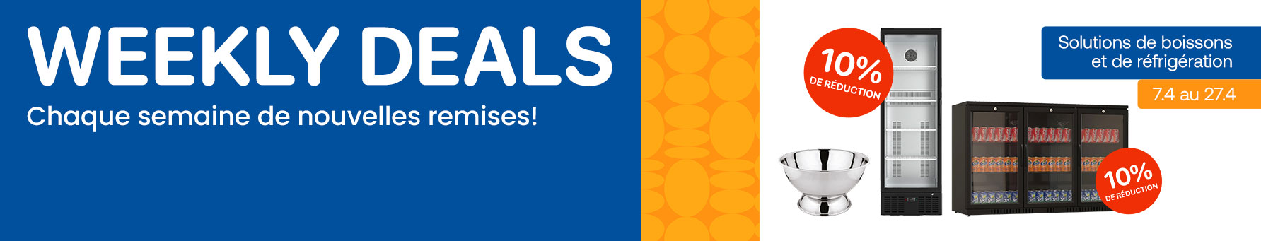 Weekly Deals - chez Horeca World!