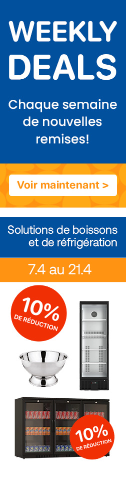 Chaque semaine, de nouvelles offres - chez Horeca World !