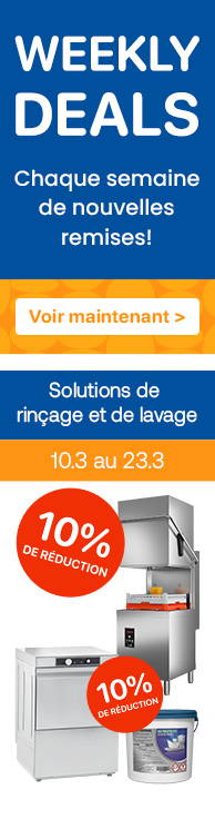 Chaque semaine, de nouvelles offres - chez Horeca World !